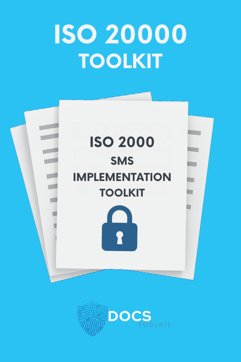 ISO 20000 Documentation Toolkit | Manual, Procedures, Forms, Audit Checklists
