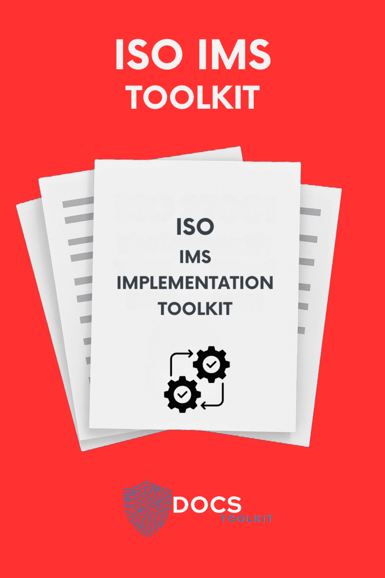 ISO IMS Documentation Toolkit | Manual, Procedures, Forms, Audit Checklists